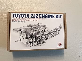 Amazon | Hobby Design 1/24 トヨタ 2JZ エンジン キット HD03